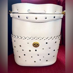 Coach Lora Bucket Bag with rivets